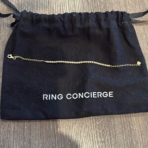 Ring Concierge Gold Mini Diamond Tennis Bracelet